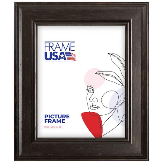 Frame USA Café Beveled Espresso Single Image Picture Frame